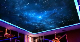 Натяжной потолок звездное небо Ишимбай, цена от 5152 руб.